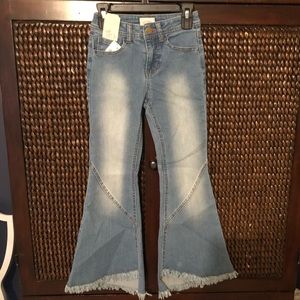 GB Girls Bell Bottom Jeans